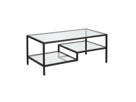 STEP COFFEE TABLE ΜΑΥΡΟ 110x50x42cm