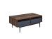 GROOVES COFFEE TABLE 2ΣΥΡΤΑΡΙΑ ΚΑΡΥΔΙ ΓΚΡΙ 110x60x45 GROOVES COFFEE TABLE 2ΣΥΡΤΑΡΙΑ ΚΑΡΥΔΙ ΓΚΡΙ 110x60x45