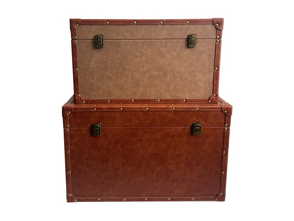 BRYST ΜΠΑΟΥΛΑ SET 2ΤΜΧ COGNAC PURO 64x40x40cm