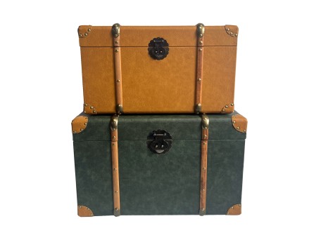 SADAR ΜΠΑΟΥΛΑ SET 2ΤΜΧ ΛΑΔΙ ΜΟΥΣΤΑΡΔΙ 64x40x40cm