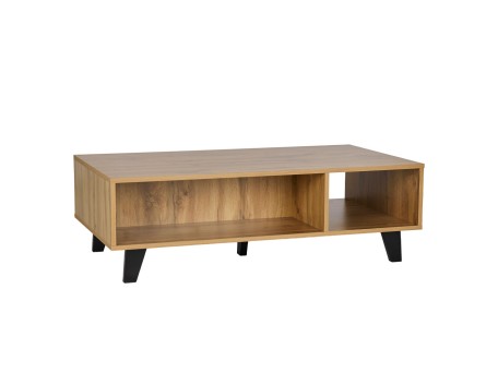 ARABICA COFFEE TABLE SONOMA ΜΑΥΡΟ ΜΑΥΡΟ 110x60x35cm