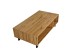 ARABICA COFFEE TABLE SONOMA ΜΑΥΡΟ ΜΑΥΡΟ 110x60x35cm ARABICA COFFEE TABLE SONOMA ΜΑΥΡΟ ΜΑΥΡΟ 110x60x35cm