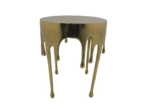 DROP SIDE TABLE ΧΡΥΣΟ 34.25x34.25x44.5 DROP SIDE TABLE ΧΡΥΣΟ 34.25x34.25x44.5