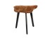 FLOW SIDE TABLE ΦΥΣΙΚΟ ΜΑΥΡΟ 60x56x51cm