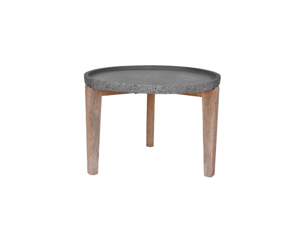 ORRIN COFFEE TABLE ΑΝΘΡΑΚΙ ΦΥΣΙΚΟ 73x73x48cm