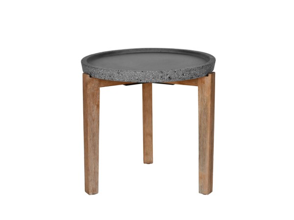 ORRIN COFFEE TABLE ΑΝΘΡΑΚΙ ΦΥΣΙΚΟ 53x53x48cm