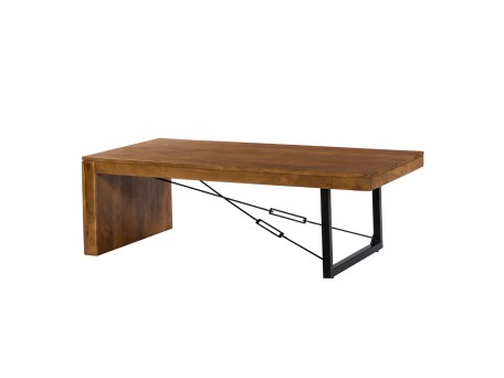 WIRE COFFEE TABLE ΚΑΡΥΔΙ ΜΑΥΡΟ 120x60x40cm