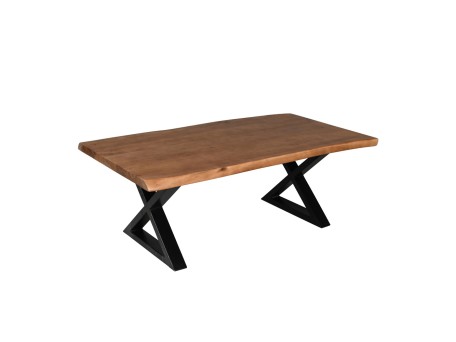 MINGLE COFFEE TABLE ΚΑΡΥΔΙ ΜΑΥΡΟ 115x60x42cm