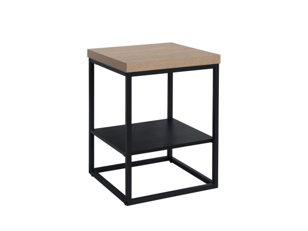 ALE SIDE TABLE SONOMA ΜΑΥΡΟ OAK ΜΑΥΡΟ 45x45x60cm ALE SIDE TABLE SONOMA ΜΑΥΡΟ OAK ΜΑΥΡΟ 45x45x60cm