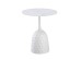 SNOW SIDE TABLE ΛΕΥΚΟ ΜΕ ΟΨΗ ΜΑΡΜΑΡΟΥ ΛΕΥΚΟ 50x50x61