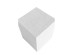 SQUARE SIDE TABLE ΛΕΥΚΟ 36x36x46cm