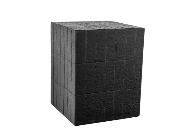 SQUARE SIDE TABLE ΜΑΥΡΟ 36x36x46cm