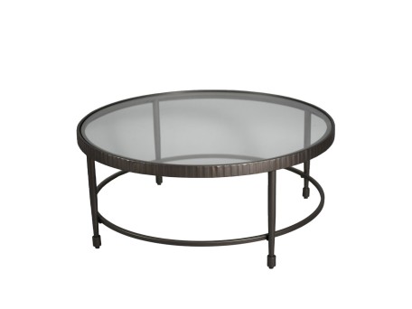 GRANAZ COFFEE TABLE GUNMETAL 100x100x42.5cm