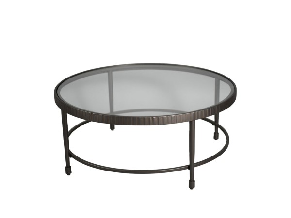 GRANAZ COFFEE TABLE GUNMETAL 100x100x42.5cm GRANAZ COFFEE TABLE GUNMETAL 100x100x42.5cm