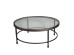 GRANAZ COFFEE TABLE GUNMETAL 100x100x42.5cm GRANAZ COFFEE TABLE GUNMETAL 100x100x42.5cm