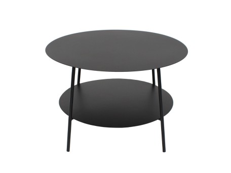 SIMPLE COFFEE TABLE ΜΑΥΡΟ 60x60x40cm