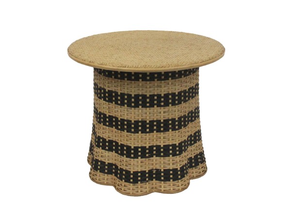 NUBIA COFFEE TABLE ΦΥΣΙΚΟ ΜΑΥΡΟ 60x60x52.5cm NUBIA COFFEE TABLE ΦΥΣΙΚΟ ΜΑΥΡΟ 60x60x52.5cm