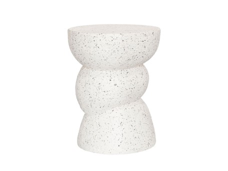 ASIMETRON SIDE TABLE TERRAZZO 35x35x46cm