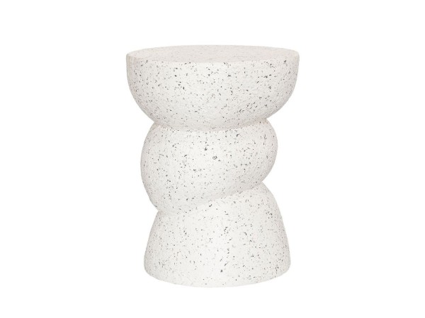 ASIMETRON SIDE TABLE TERRAZZO 35x35x46cm