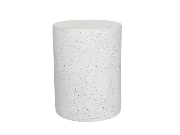 WHEEL SIDE SIDE TABLE TERRAZZO 35x35x47cm