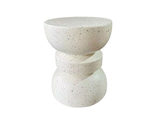 PIONI 2 SIDE TABLE TERRAZZO 37x37x45 PIONI 2 SIDE TABLE TERRAZZO 37x37x45