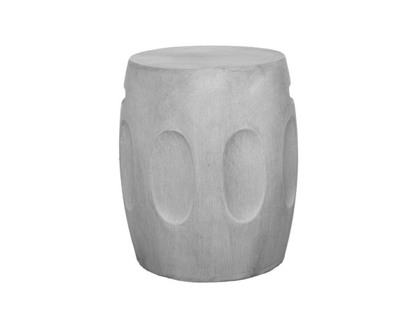 AFRICA SIDE TABLE ΓΚΡΙ 38x38x46.5cm
