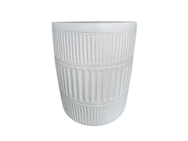 GEOMETRICAL 1 SIDE TABLE ΛΕΥΚΟ 38x38x47cm