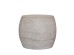 LITHOS OVAL SIDE TABLE BEIGE 62x43x52.5cm LITHOS OVAL SIDE TABLE BEIGE 62x43x52.5cm