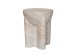 LITHOS HANDLE SIDE TABLE BEIGE 36.5x36.5x46.5cm