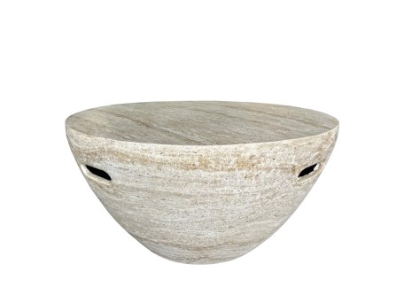 LITHOS CENTRAL COFFEE TABLE BEIGE 68x68x36cm