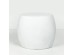 LITHOS OVAL SIDE TABLE ΛΕΥΚΟ 62x43.5x53cm LITHOS OVAL SIDE TABLE ΛΕΥΚΟ 62x43.5x53cm