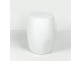 LITHOS OVAL SIDE TABLE ΛΕΥΚΟ 62x43.5x53cm LITHOS OVAL SIDE TABLE ΛΕΥΚΟ 62x43.5x53cm