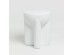 LITHOS HANDLE SIDE TABLE ΛΕΥΚΟ 36.5x36.5x46.5cm LITHOS HANDLE SIDE TABLE ΛΕΥΚΟ 36.5x36.5x46.5cm