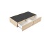 CUBIUS COFFEE TABLE ΦΥΣΙΚΟ ΦΙΜΕ ΜΑΥΡΟ 118x59x33cm