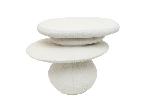 EXOTIC SIDE TABLE ΛΕΥΚΟ 61x42x46cm