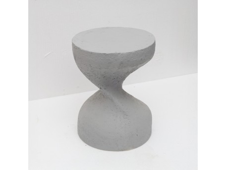 INDUSTRIAL SIDE TABLE ΓΚΡΙ 39.5x39.5x52.5cm