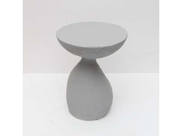 INDUSTRIAL SIDE TABLE ΓΚΡΙ ΑΝΟΙΧΤΟ 40.5x40.5x51cm