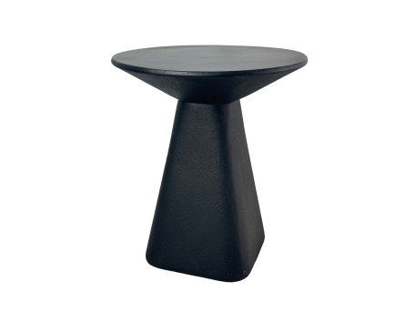 TRITON SIDE TABLE ΜΑΥΡΟ 46x46x52cm