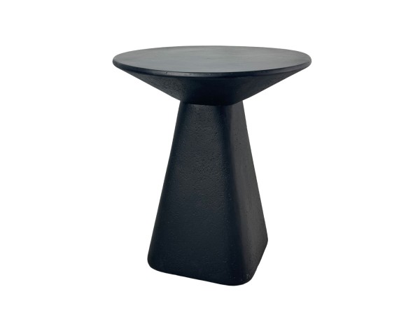 TRITON SIDE TABLE ΜΑΥΡΟ 46x46x52cm