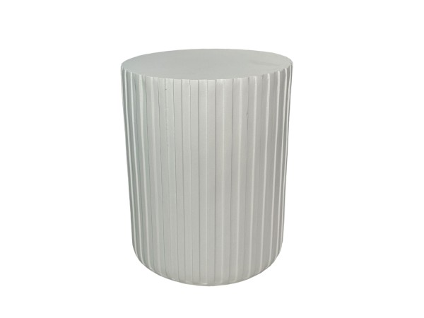 RAIL WHITE SIDE TABLE ΛΕΥΚΟ 40x40x47cm