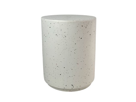 WHEEL ROUND SIDE TABLE TERRAZZO 36.5x36.5x46cm