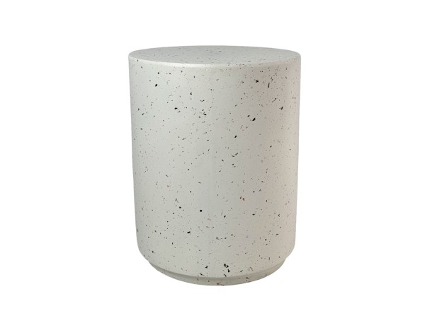 WHEEL ROUND SIDE TABLE TERRAZZO 36.5x36.5x46cm WHEEL ROUND SIDE TABLE TERRAZZO 36.5x36.5x46cm