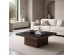 NUEZ COFFEE TABLE ΚΑΡΥΔΙ ΜΑΥΡΟ 79x79x40cm