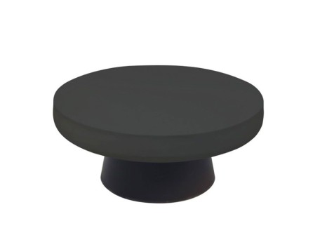 MYKONOS COFFEE TABLE ΜΑΥΡΟ 90x90x39cm