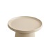 MOUSSE COFFEE TABLE SET 2ΤΕΜ CREAM CREAM 70x70x50cm