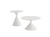 ICE COFFEE TABLE SET 2ΤΕΜ ΑΣΠΡΟ ΑΣΠΡΟ 70x70x40cm