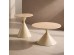 KNOT COFFEE TABLE SET 2ΤΕΜ CREAM CREAM 70x70x40cm