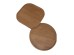 CUBIST SIDE TABLE SET 2ΤΕΜ ΦΥΣΙΚΟ 40x40x50cm CUBIST SIDE TABLE SET 2ΤΕΜ ΦΥΣΙΚΟ 40x40x50cm