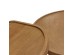 CUBIST SIDE TABLE SET 2ΤΕΜ ΦΥΣΙΚΟ 40x40x50cm CUBIST SIDE TABLE SET 2ΤΕΜ ΦΥΣΙΚΟ 40x40x50cm