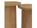 CUBIST SIDE TABLE SET 2ΤΕΜ ΦΥΣΙΚΟ 40x40x50cm CUBIST SIDE TABLE SET 2ΤΕΜ ΦΥΣΙΚΟ 40x40x50cm